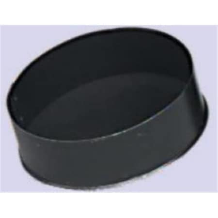Integra Miltex Gray Metal Products  Inc. 8-603LE 8 Inch  24-ga Snap-Lock Black Stovepipe Tee Cover 73855